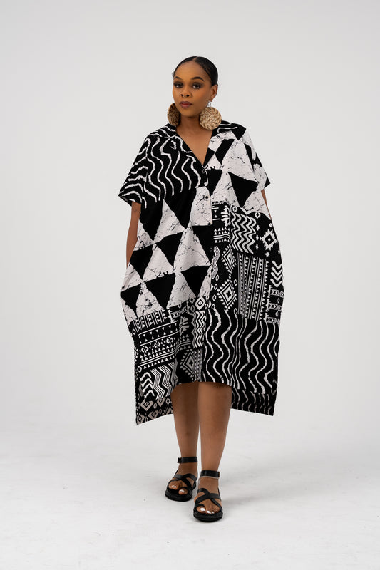 Flora Shirt Dress White