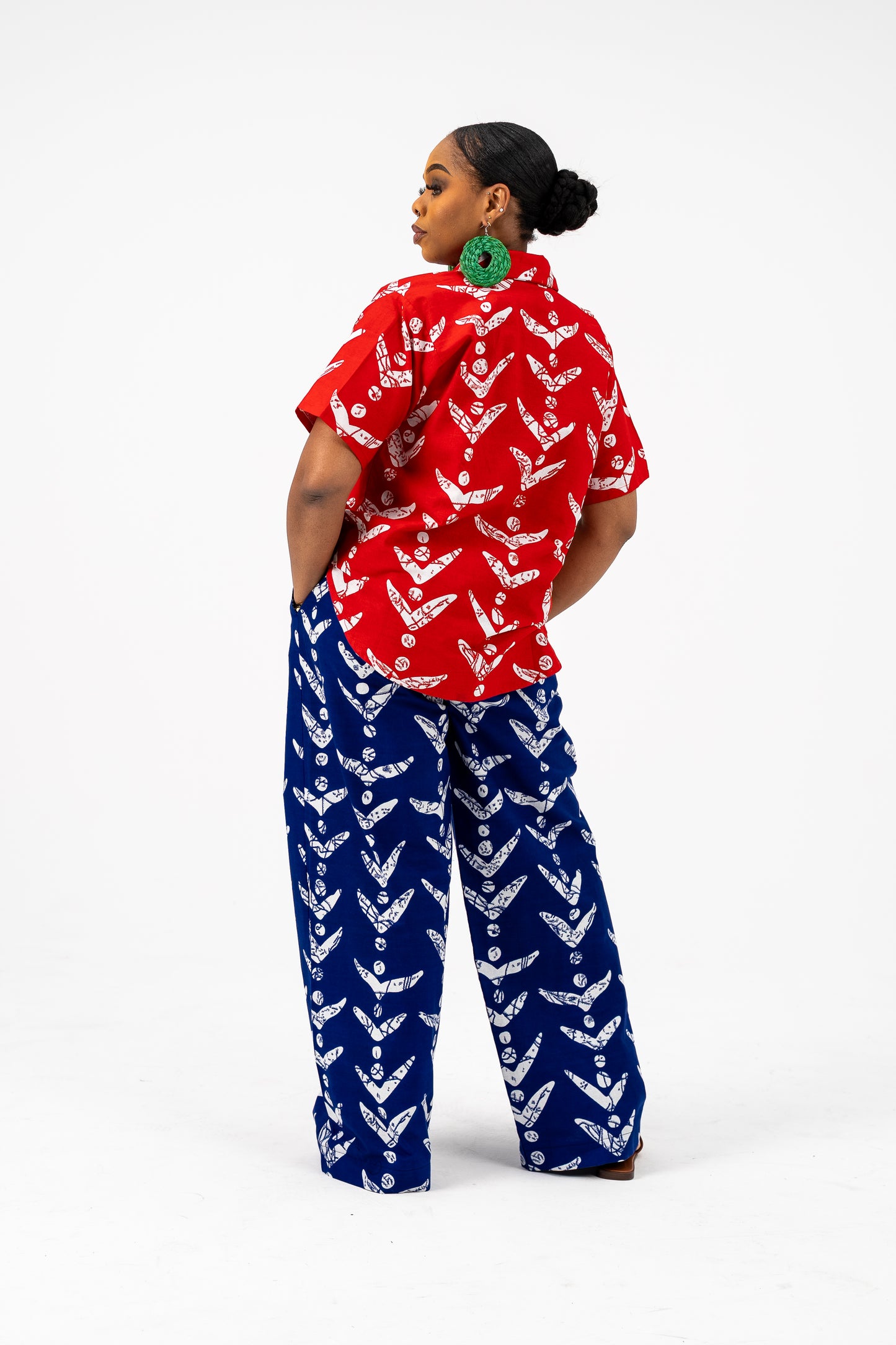 Zanni Mix & Match Pant Set (Blue Pant)