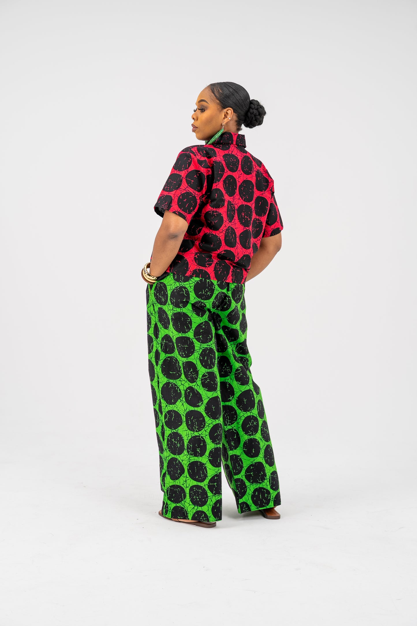 Ndali Mix & Match Pant Set (Green Pant)