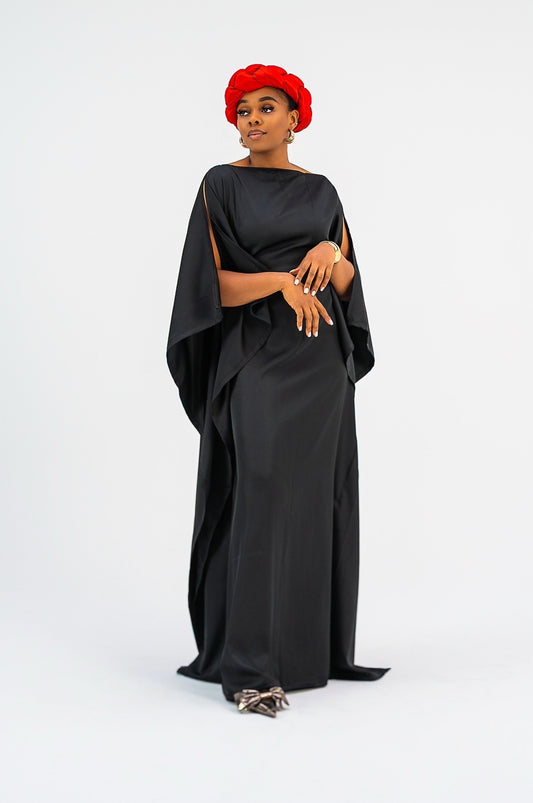 Akunna Bubu (Black Silk Fabric)