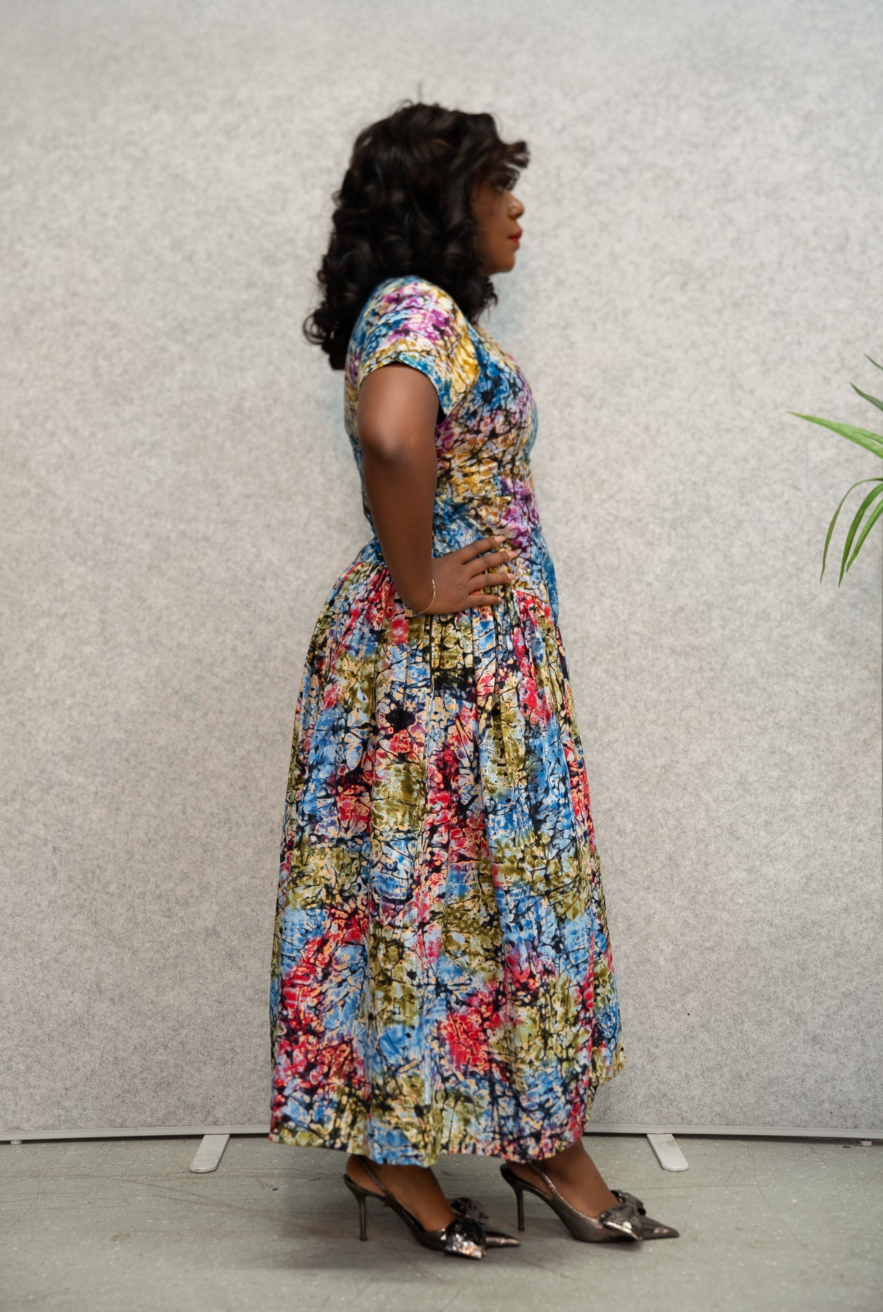 Yasmia  Dress (Multi Colour Print)