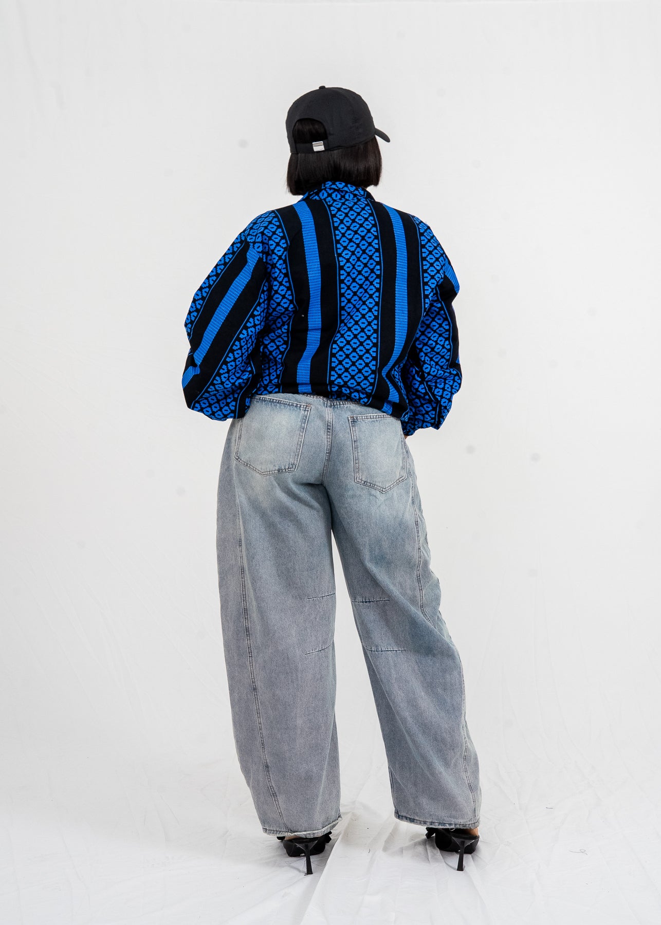 Zuru Bomber Jacket (Tribal Blue Print)