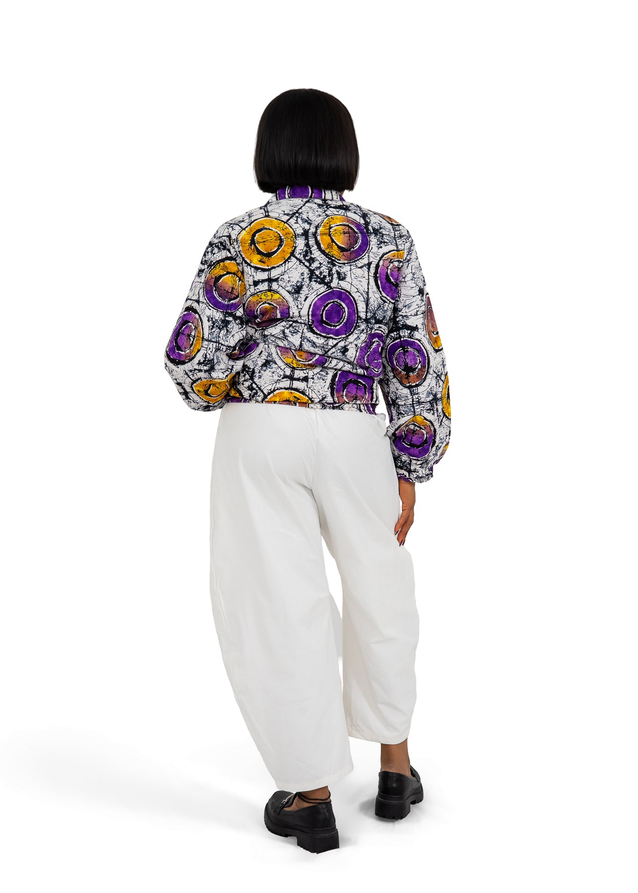 Zuru Bomber Jacket (Purple Print)