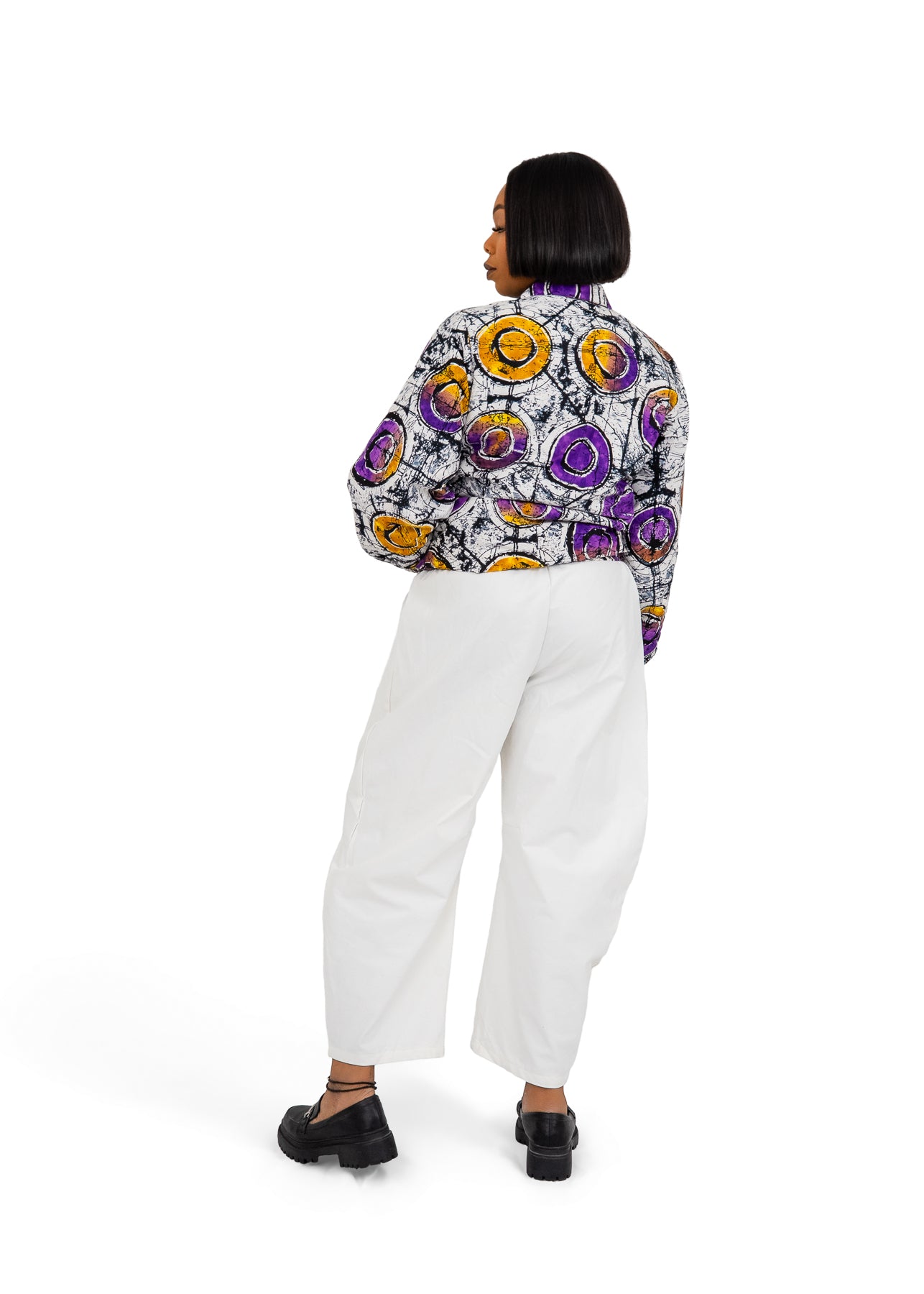 Zuru Bomber Jacket (Purple Print)
