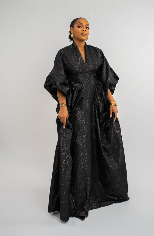 IFENKILI BUBU - Iridescent Golden Black Print (AVAILABLE NOW)