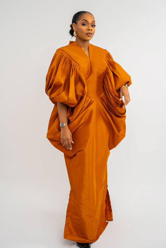 UGOEZE BUBU - Orange Green Print (AVAILABLE NOW)
