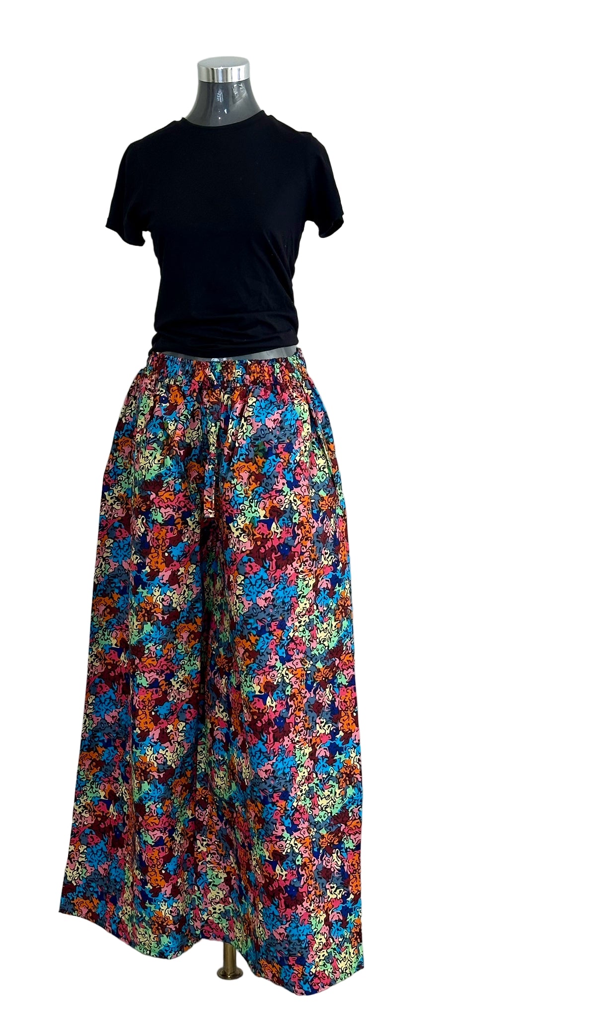 Aisha Pant- Flowery Cotton Ankara Print