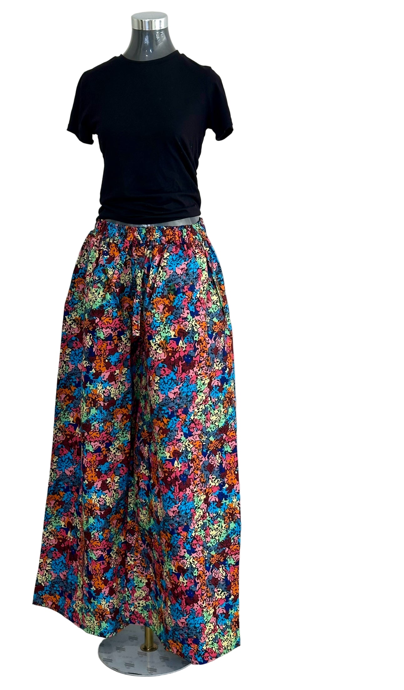 Aisha Pant- Flowery Cotton Ankara Print