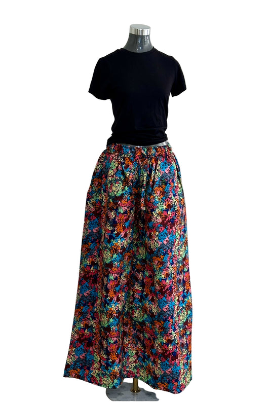 Aisha Pant- Flowery Cotton Ankara Print