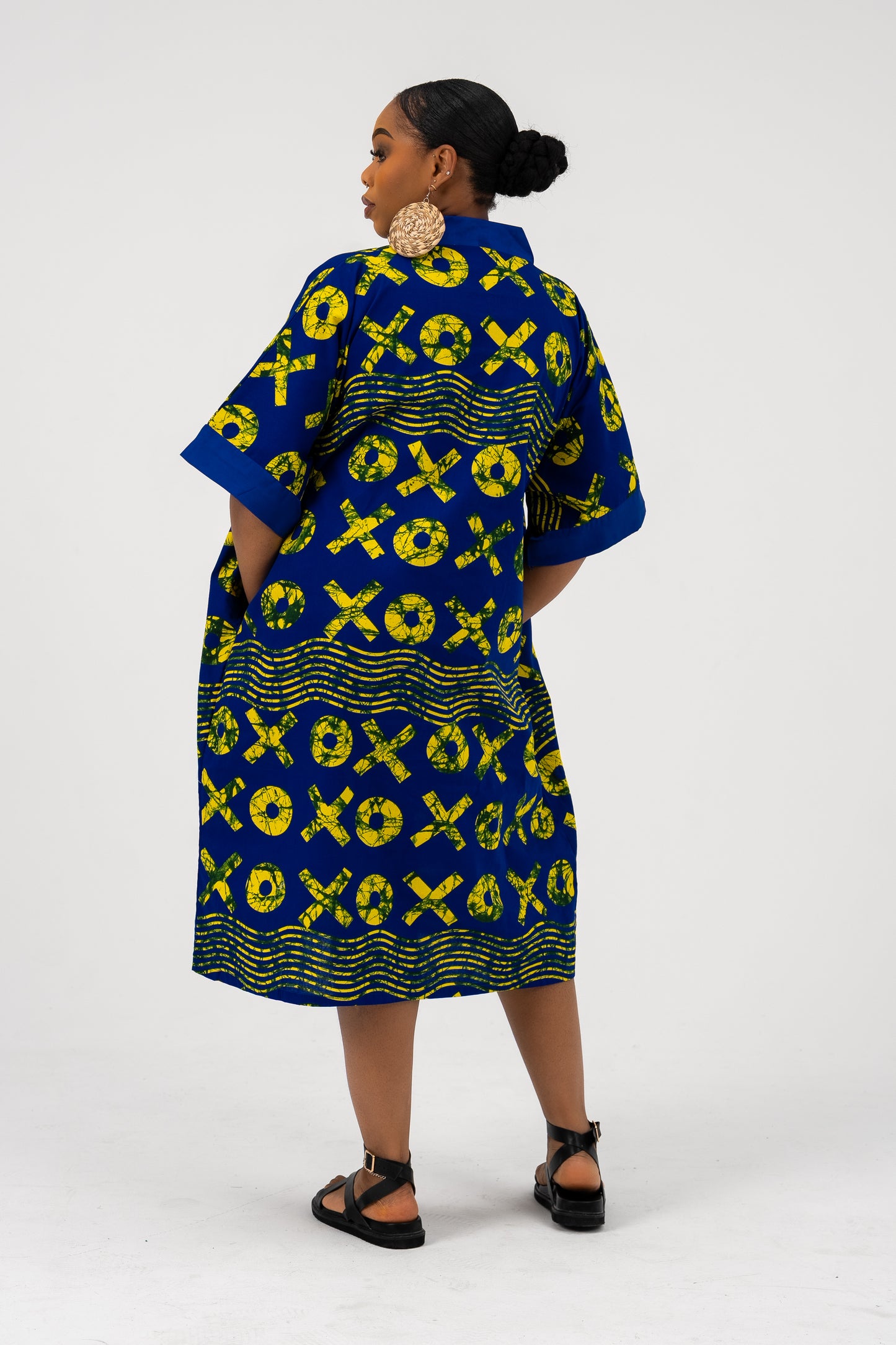 Gbemisola Bubu Blue Colour Print