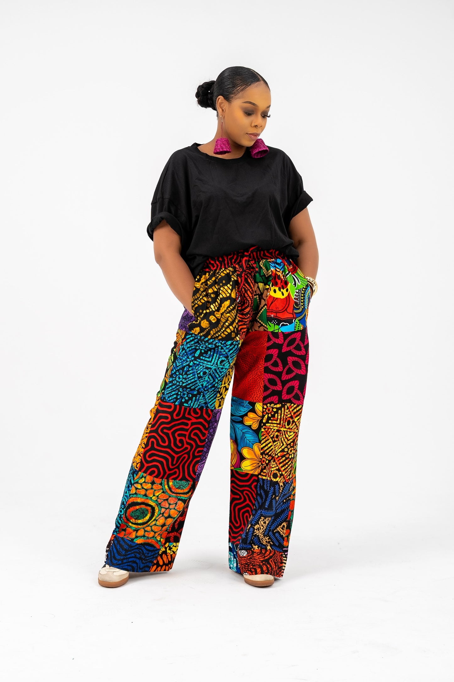 Zizi Ankara Patch Pant