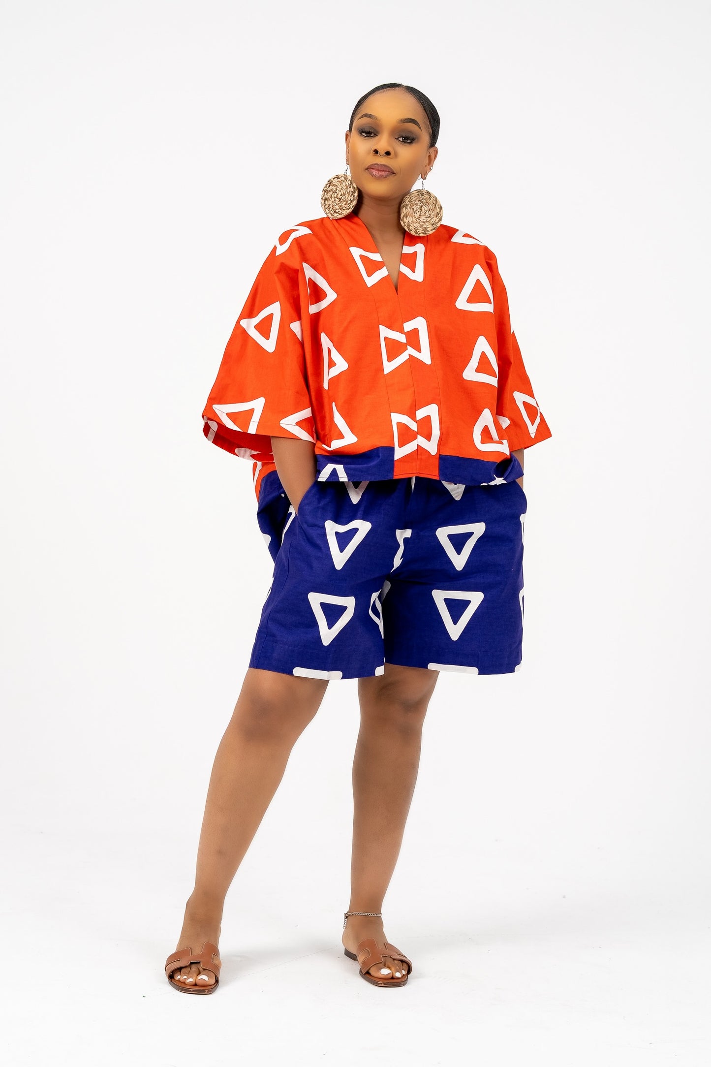 Awele Mix & Match Short Set (Blue Short)