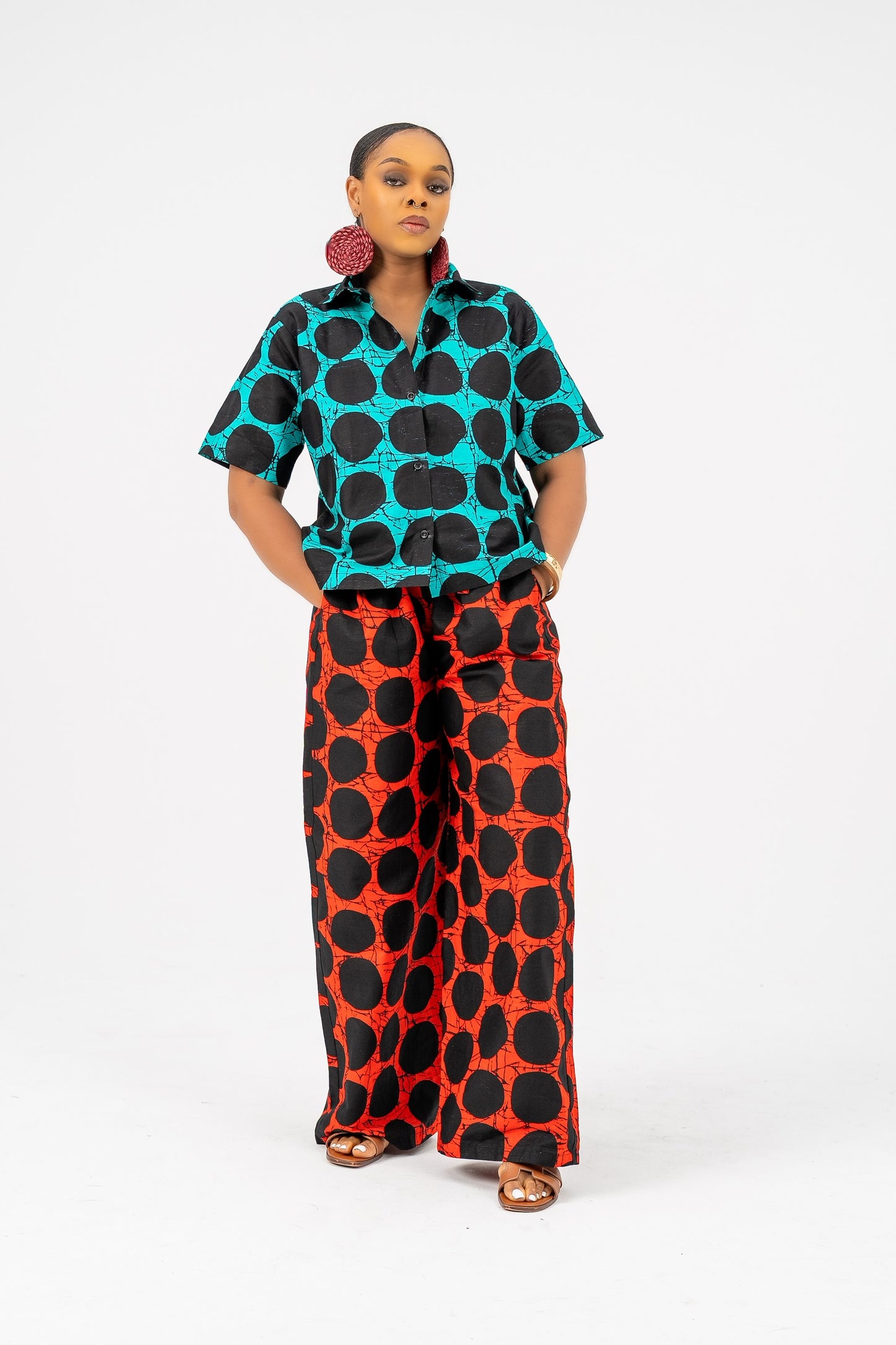 Ndali Mix & Match Pant Set (Red Pant)