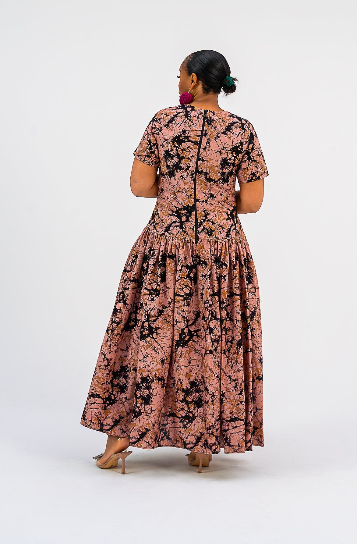 Yasmia  Dress (Nude Print)