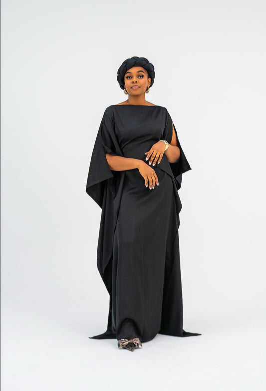Akunna Bubu (Black Silk Fabric)