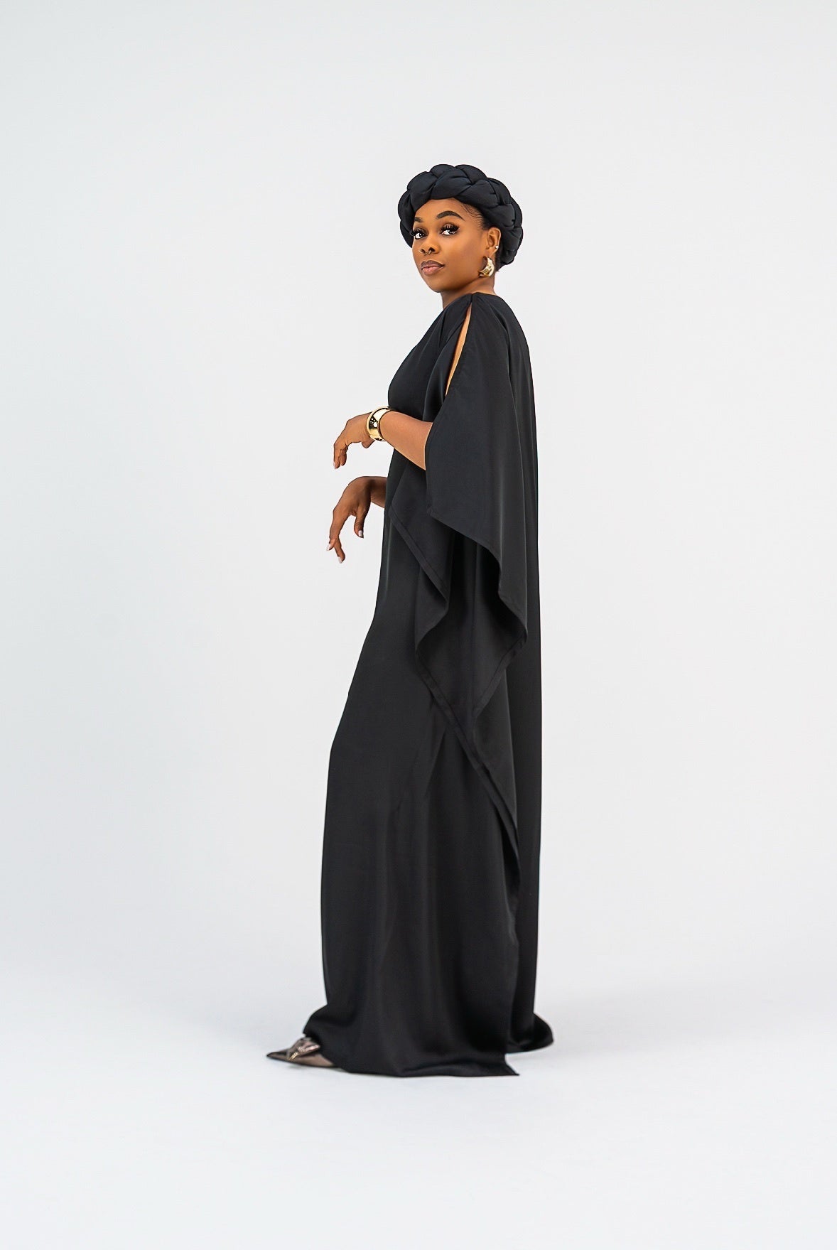Akunna Bubu (Black Silk Fabric)