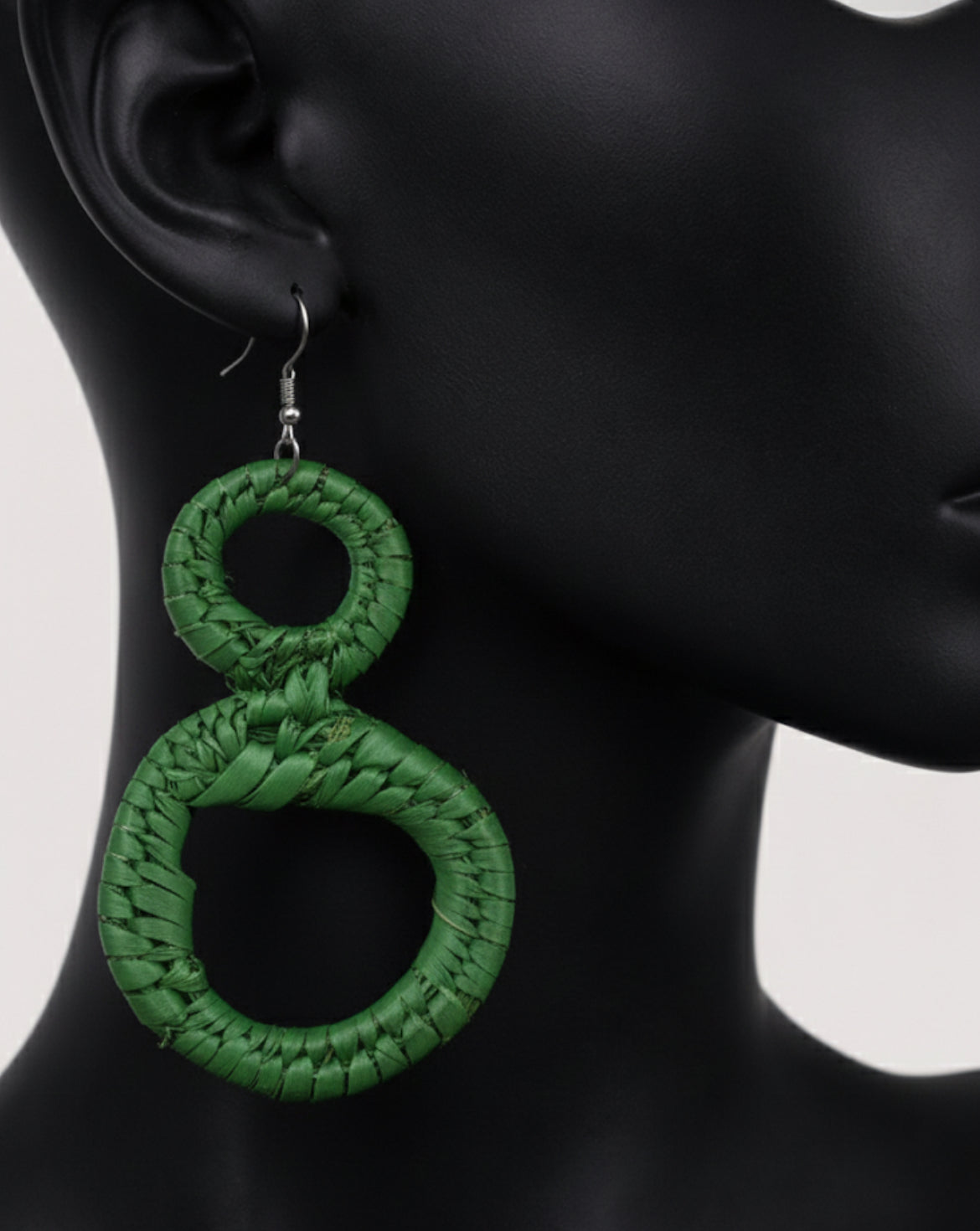 African Tribal Earrings Abstract Shapes.